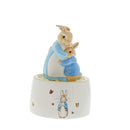 Beatrix Potter Nursery - Mrs. Rabbit and Peter Ceramic Musical