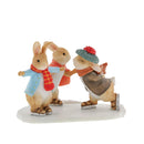 Beatrix Potter Winter - Peter Benjamin & Flopsy Skating