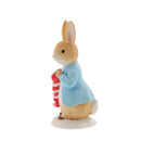 Beatrix Potter Winter - Peter Rabbit With Stocking