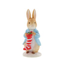 Beatrix Potter Winter - Peter Rabbit With Stocking