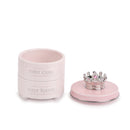 DEMDACO Elegant Charm - Pink First Tooth & Curl Keepsake Box