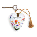 Demdaco Art Heart - Wildflowers