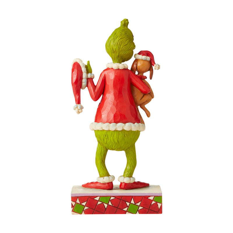 Grinch by Jim Shore - Grinch Holding Max Under Arm