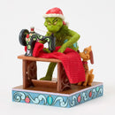 Grinch by Jim Shore - Grinch Sewing Santa Suit