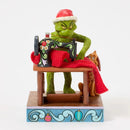 Grinch by Jim Shore - Grinch Sewing Santa Suit