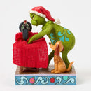 Grinch by Jim Shore - Grinch Sewing Santa Suit