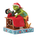 Grinch by Jim Shore - Grinch Sewing Santa Suit
