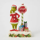 Grinch by Jim Shore - Grinch with LED Stop Sign