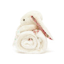 Jellycat Blossom Cream Bunny 'Berry' Blankie