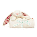 Jellycat Blossom Cream Bunny 'Berry' Blankie