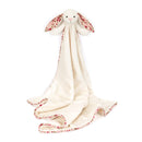Jellycat Blossom Cream Bunny 'Berry' Blankie