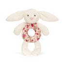 Jellycat Blossom Cream Bunny 'Berry' Ring Rattle