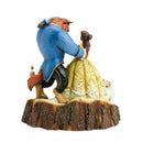 Jim Shore Disney Traditions - Beauty & The Beast Carved By Heart