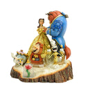 Jim Shore Disney Traditions - Beauty & The Beast Carved By Heart