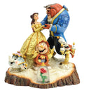 Jim Shore Disney Traditions - Beauty & The Beast Carved By Heart