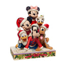 Jim Shore Disney Traditions - Mickey & Friends Holiday Cheer Figurine