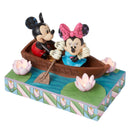 Jim Shore Disney Traditions - Mickey & Minnie Love Rowboat