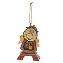 Jim Shore Disney Traditions - Cogsworth Hanging Ornament