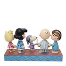 Peanuts By Jim Shore - Peanuts Gang In Christmas Pajamas