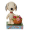 Peanuts by Jim Shore - Snoopy With Basket of Tulips