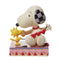 Peanuts by Jim Shore - Snoopy with Hearts Garland