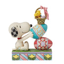 Peanuts by Jim Shore - Woodstock Stacked Easter Eggs