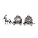 Russell Collection Giftware - Mini Pumpkin First Tooth And Curl Carriage Pewter Finish