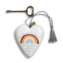 Demdaco - Rainbow Baby  - Art Heart