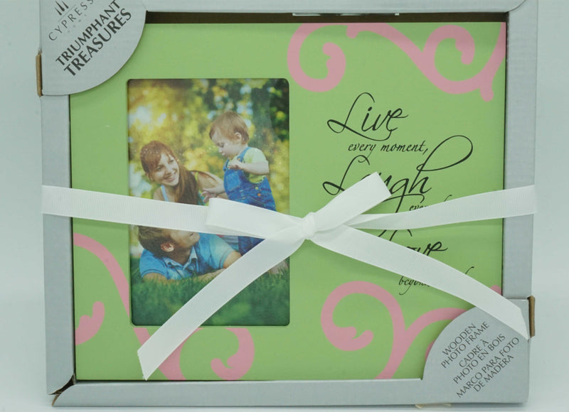 Wooden Photo Frame - Live Laugh Love