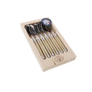 Jean Dubost Maison Light Horn - 6Pc Teapoon Set 1.2mm