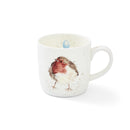 Royal Worcester Wrendale Designs - Fine Bone China Robin Mug with Bird