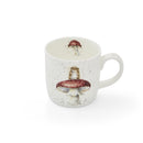 Royal Worcester Wrendale Designs Mouse & Mushroom Mug, a mouse stands on a red mushroom