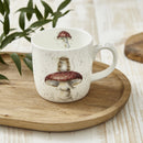 Royal Worcester Wrendale Designs Mouse & Mushroom Mug, a mouse stands on a red mushroom