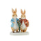 Beatrix Potter Winter - Peter Rabbit & Flopsy Under the Umbrella