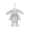 Jellycat Bashful Silver Bunny Bag Charm