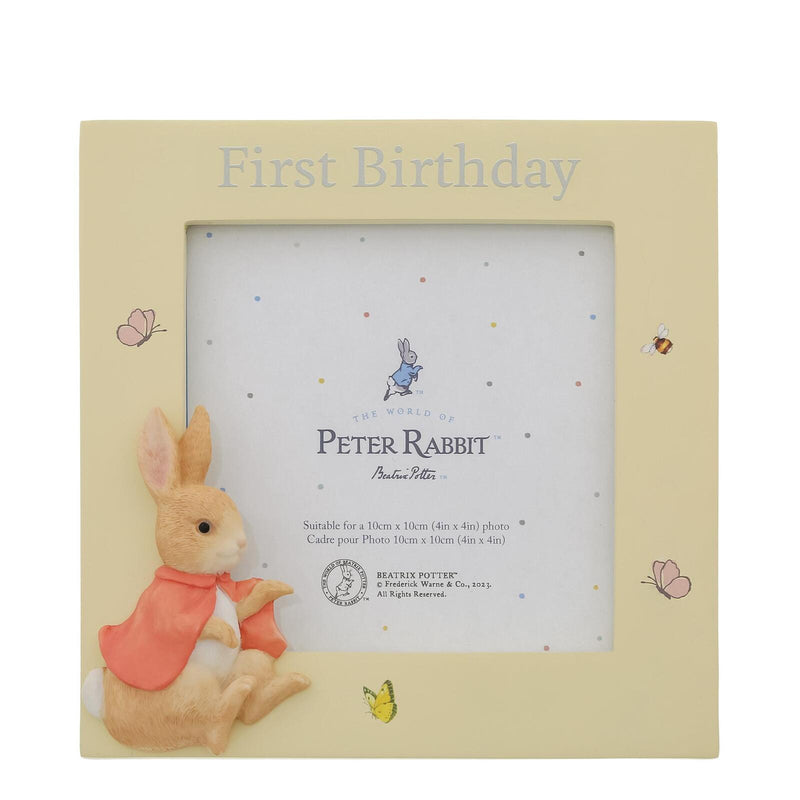 Beatrix Potter Nursery - Flopsy First Birthday Frame