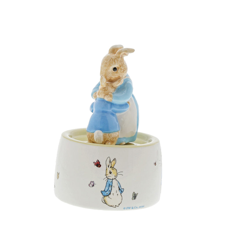 Beatrix Potter Nursery - Mrs. Rabbit and Peter Ceramic Musical
