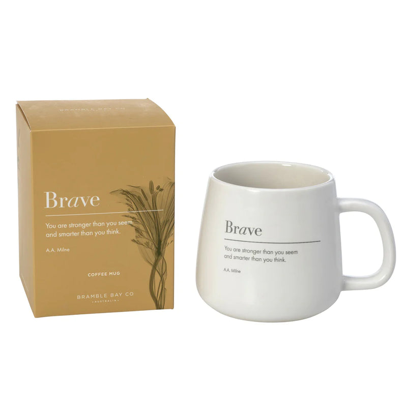 Bramble Bay Inspirations Coffee Mug - Brave