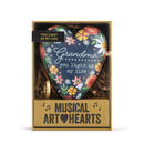 DEMDACO Musical Art Heart - Grandma Art Heart