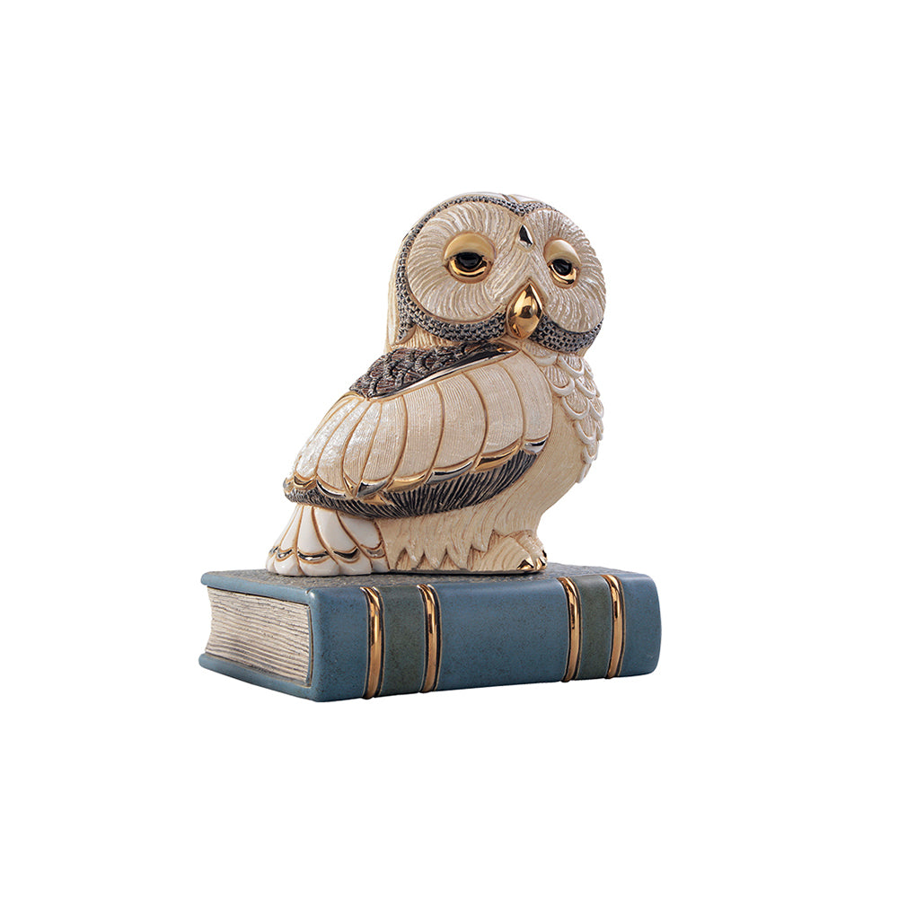 De Rosa Medium Wildlife - Owl on Book – Bella Casa Gifts & Collectables