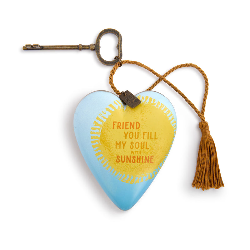 Demdaco Art Heart - Friend Fill My Soul with Sunshine