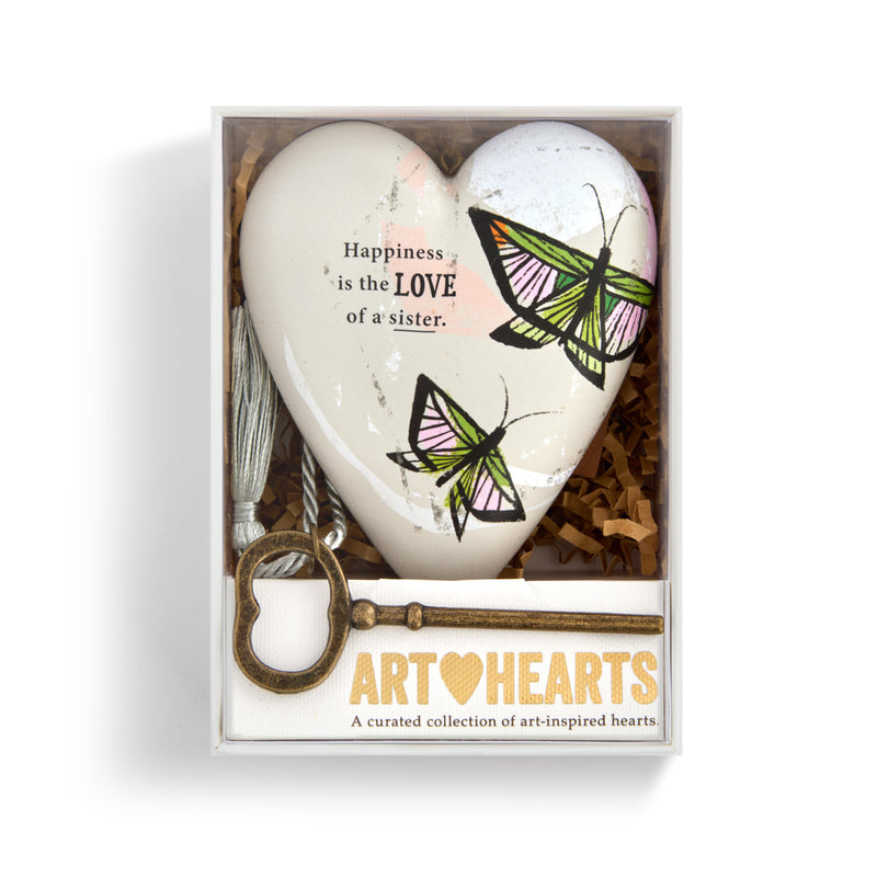 Demdaco Art Heart - Love of a Sister