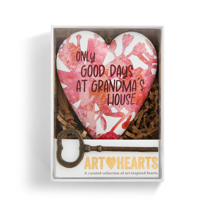 Demdaco Art Heart - Only Good Days at Grandma's