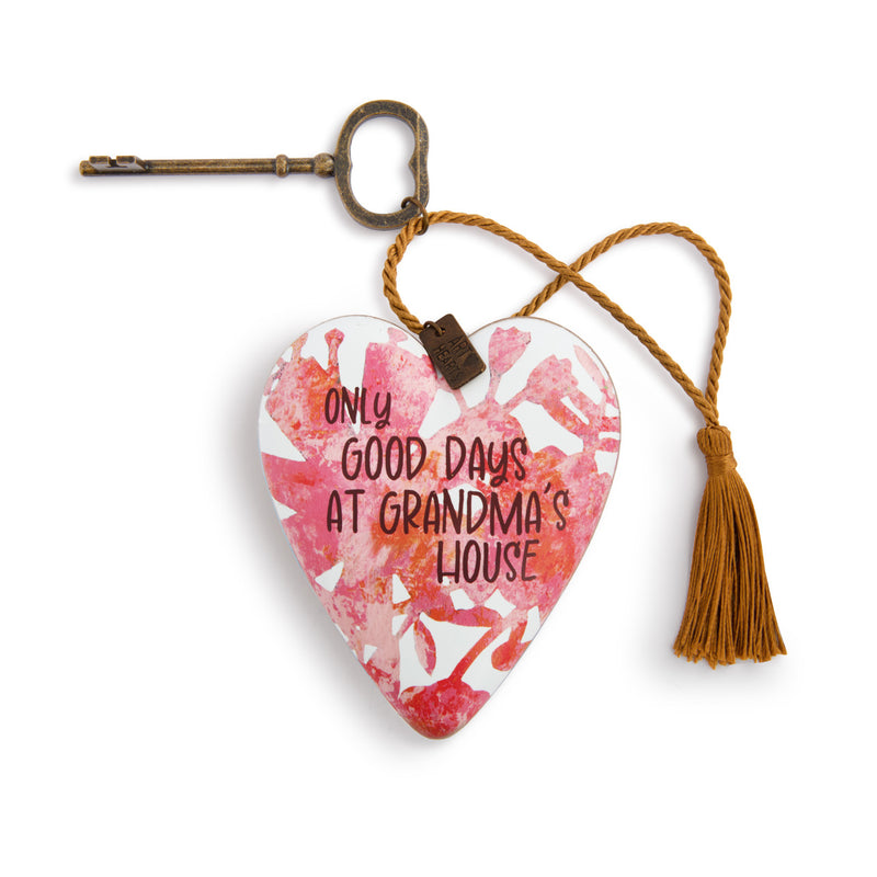 Demdaco Art Heart - Only Good Days at Grandma's