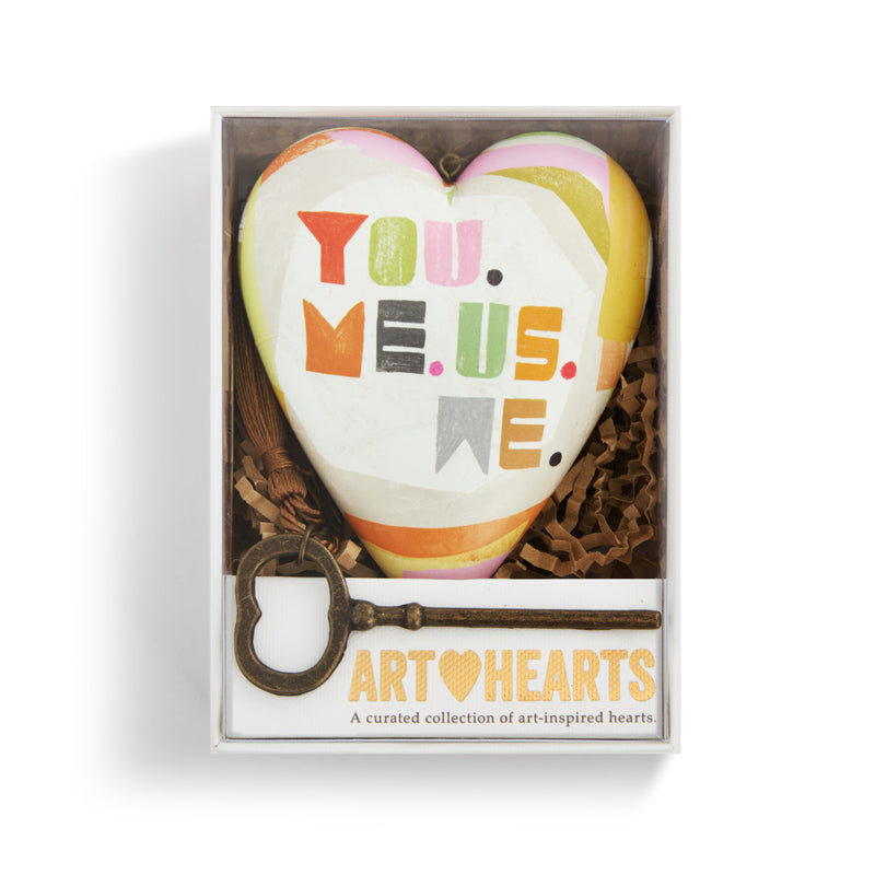 Demdaco Art Heart - You Me Us We