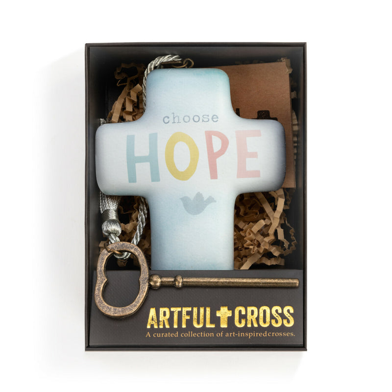 Demdaco Artful Cross - Choose Hope