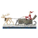 Jim Shore Disney Traditions - Jack In Sleigh Coffin