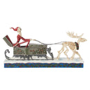 Jim Shore Disney Traditions - Jack In Sleigh Coffin