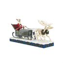 Jim Shore Disney Traditions - Jack In Sleigh Coffin