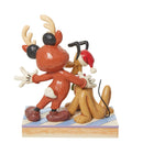 Disney Traditions - Mickey Reindeer and Pluto Santa